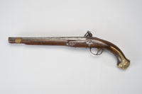 Archived Images\I_numbers\I7501-I8000\I7684.03-2.jpg; I7684; flintlock holster pistol by May of Marseilles; pistol, flintlock
